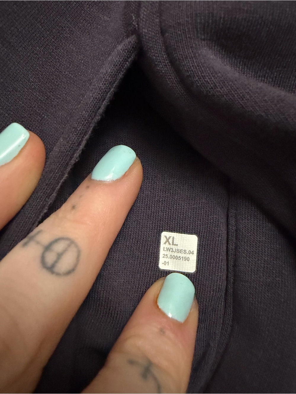 Lululemon Big Cozy Full-Zip Hoodie (Atmospheric Purple) Size XL - Picture 5 of 11